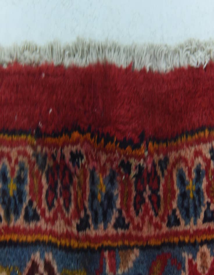 Detail image of  9' 7 x 13' 2  Hand Knotted Mashad Persian Wool Rug