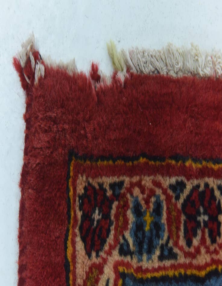 Detail image of  9' 7 x 13' 2  Hand Knotted Mashad Persian Wool Rug