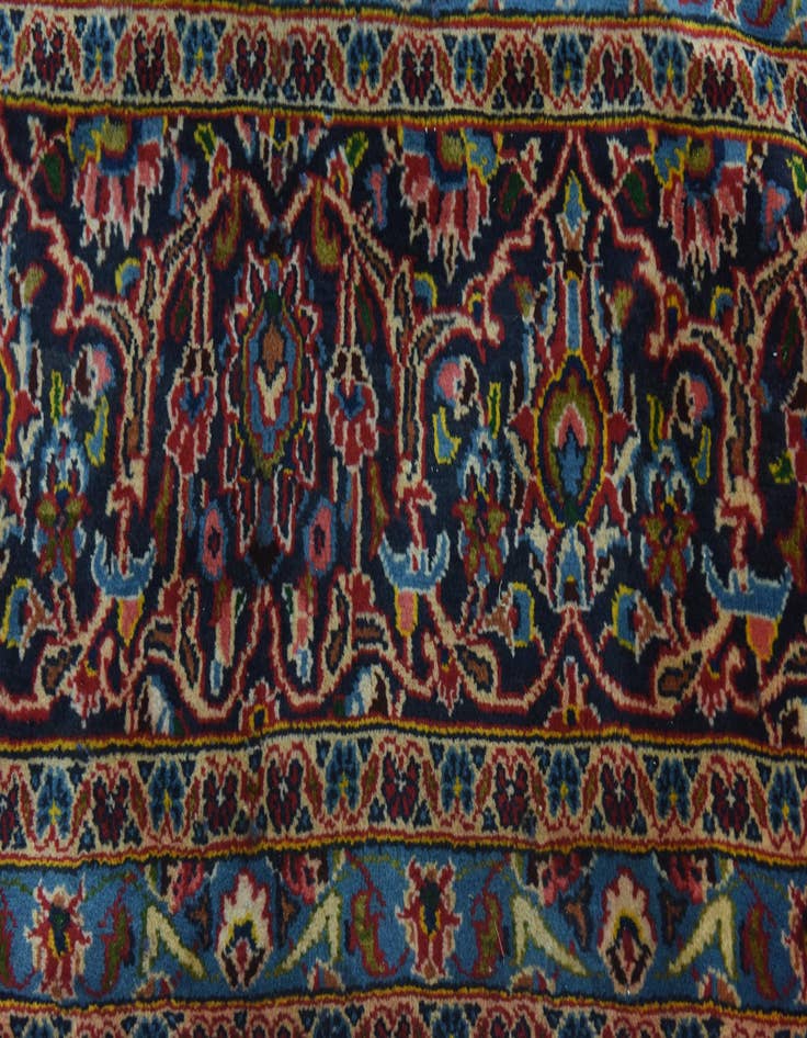 Detail image of  9' 7 x 13' 2  Hand Knotted Mashad Persian Wool Rug