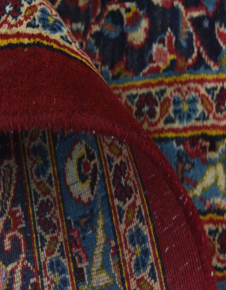 Detail image of  9' 7 x 13' 2  Hand Knotted Mashad Persian Wool Rug