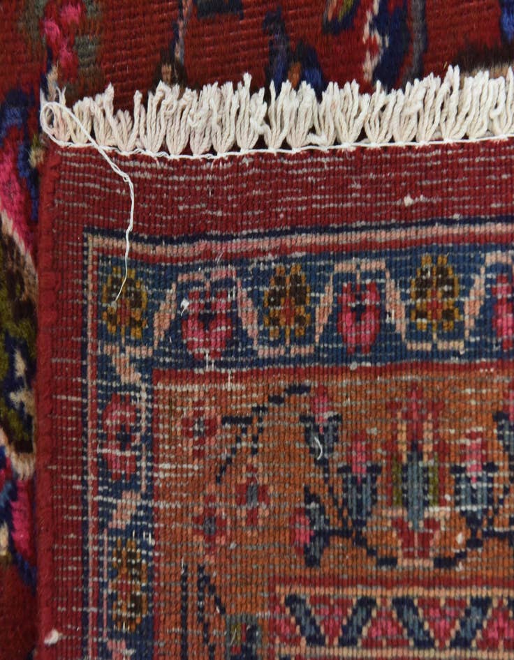 Detail image of  9' 9 x 12' 9  Hand Knotted Mashad Persian Wool Rug