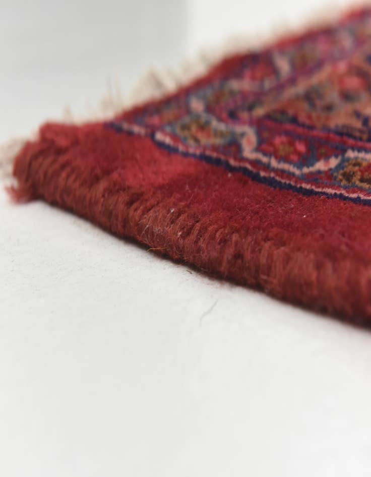 Detail image of  9' 8 x 12' 6  Hand Knotted Mashad Persian Wool Rug