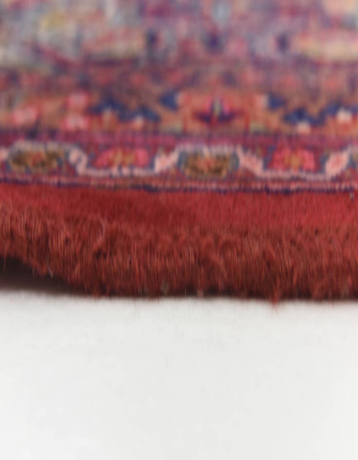 Detail image of  9' 8 x 12' 6  Hand Knotted Mashad Persian Wool Rug