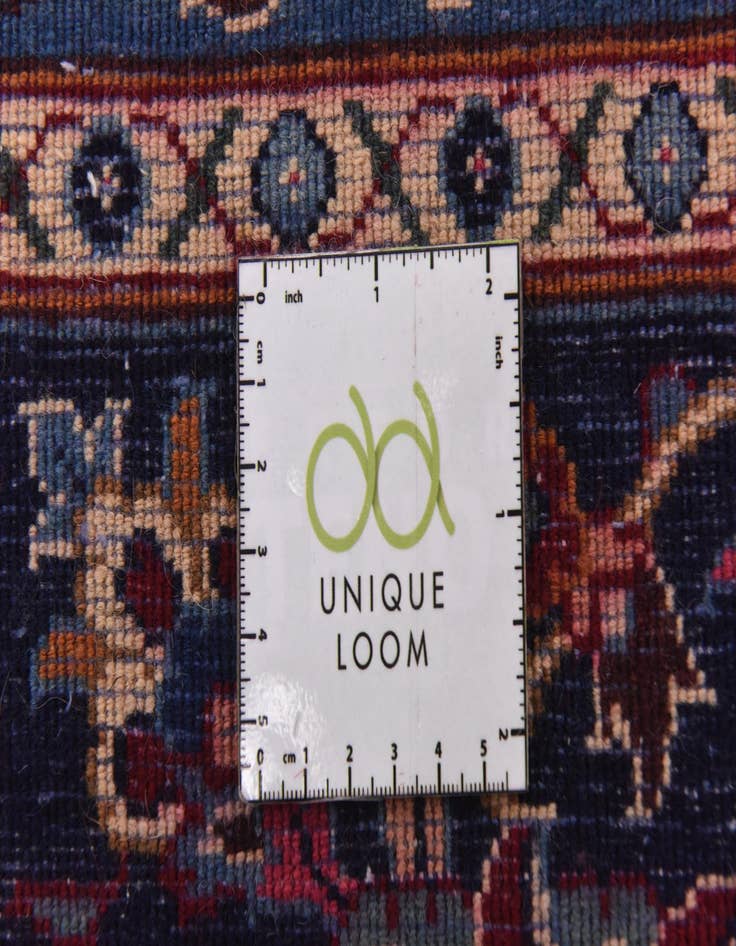 Detail image of  9' 9 x 12' 10  Hand Knotted Mashad Persian Wool Rug