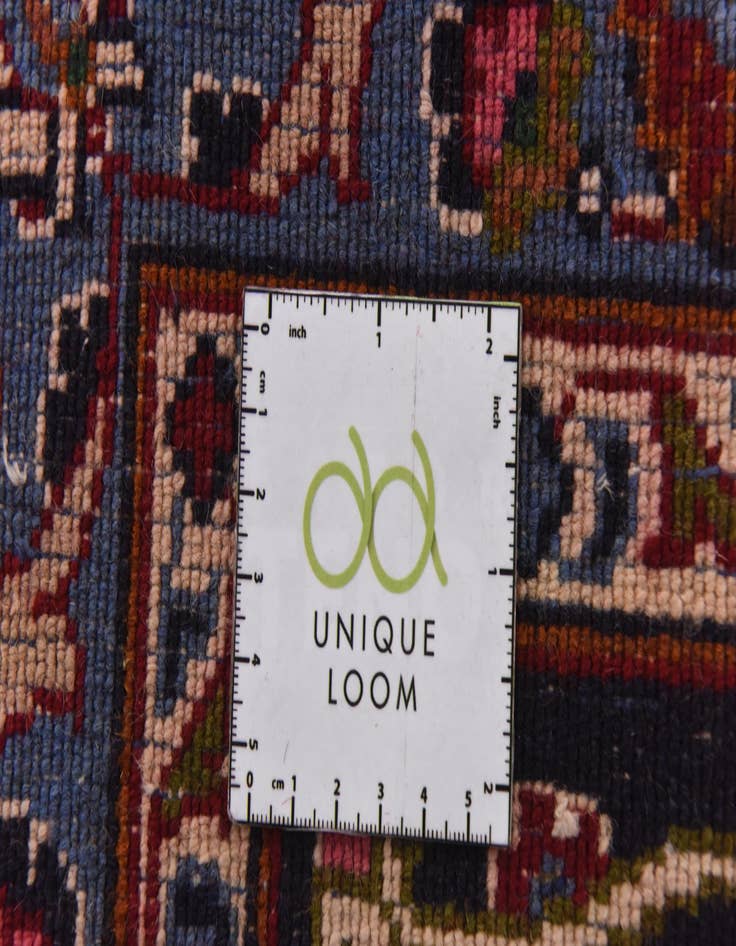 Detail image of  9' 7 x 13'  Hand Knotted Mashad Persian Wool Rug