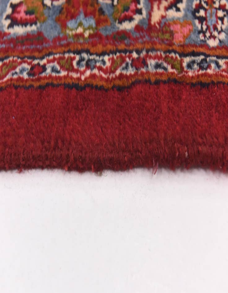 Detail image of  9' 7 x 13'  Hand Knotted Mashad Persian Wool Rug