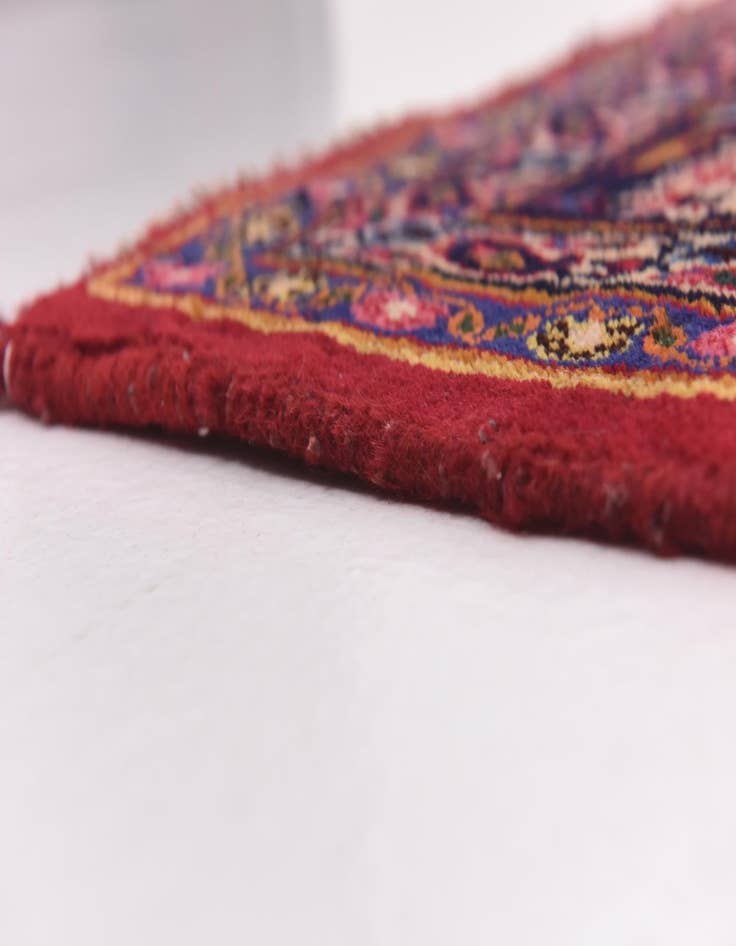 Detail image of  9' 8 x 12' 10  Hand Knotted Mashad Persian Wool Rug