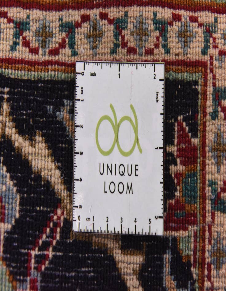 Detail image of  9' 9 x 12' 9  Hand Knotted Mashad Persian Wool Rug