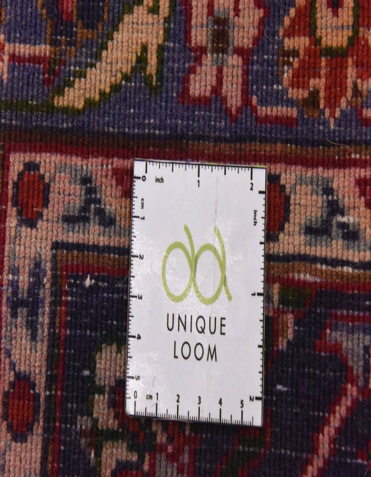 Detail image of  9' 9 x 12' 9  Hand Knotted Mashad Persian Wool Rug