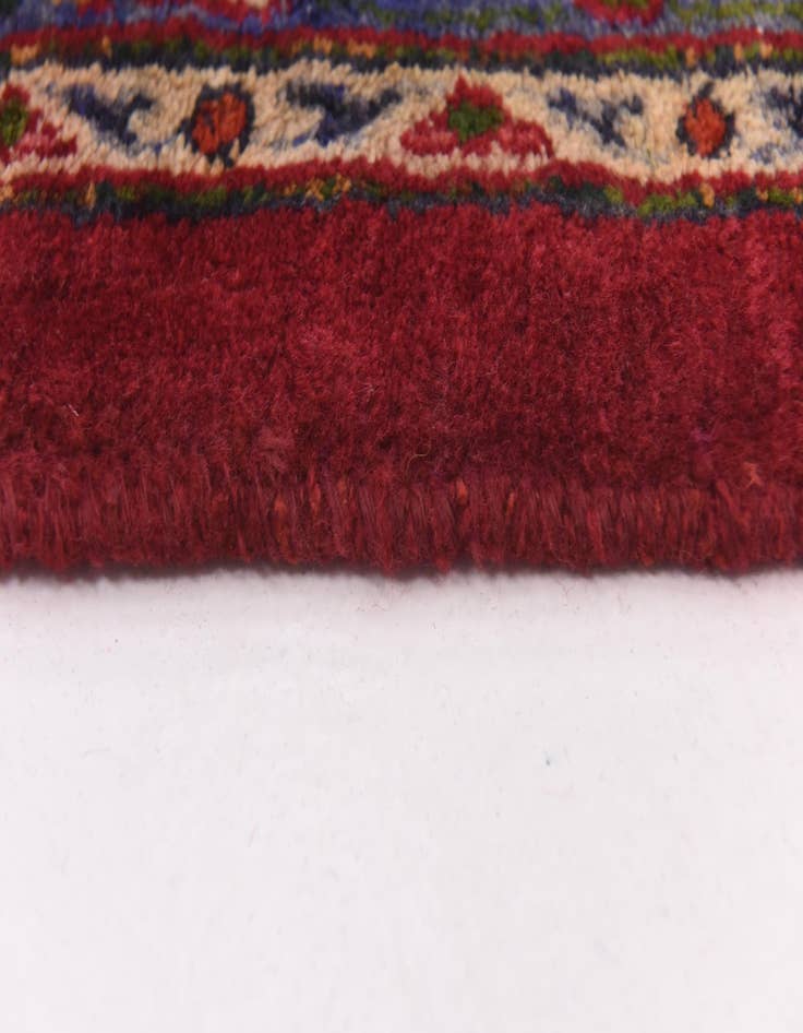 Detail image of  9' 9 x 12' 9  Hand Knotted Mashad Persian Wool Rug