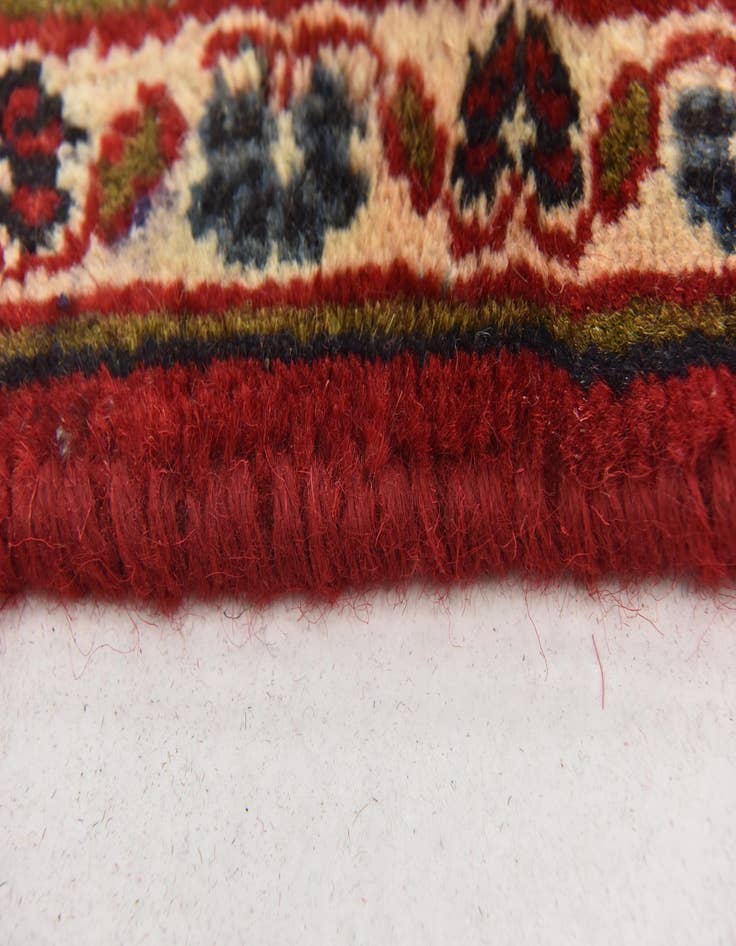 Detail image of  9' 10 x 12' 7  Hand Knotted Mashad Persian Wool Rug