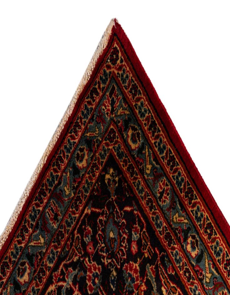 Detail image of  9' 6 x 12' 10  Hand Knotted Mashad Persian Wool Rug