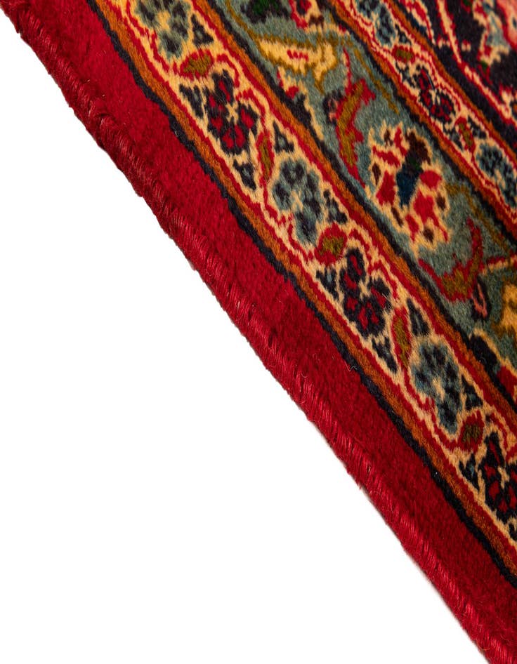 Detail image of  9' 6 x 12' 10  Hand Knotted Mashad Persian Wool Rug