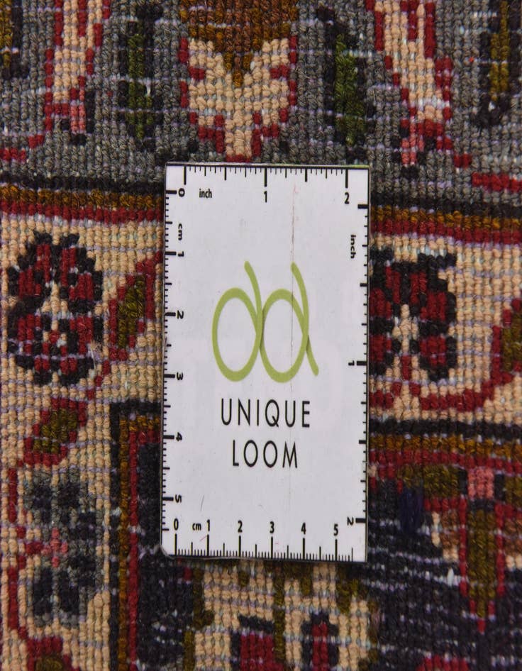 Detail image of  9' 7 x 12' 4  Hand Knotted Mashad Persian Wool Rug