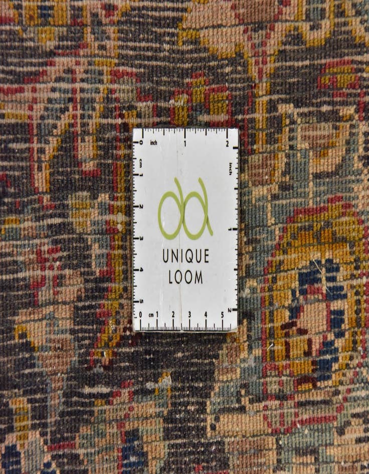 Detail image of  9' 8 x 12' 7  Hand Knotted Mashad Persian Wool Rug