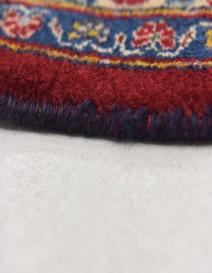 Detail image of  9' 8 x 12' 7  Hand Knotted Mashad Persian Wool Rug