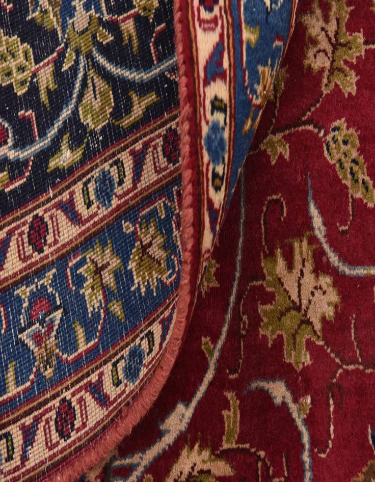 Detail image of  9' 8 x 12' 8  Hand Knotted Mashad Persian Wool Rug