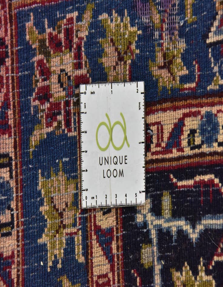 Detail image of  9' 8 x 12' 8  Hand Knotted Mashad Persian Wool Rug