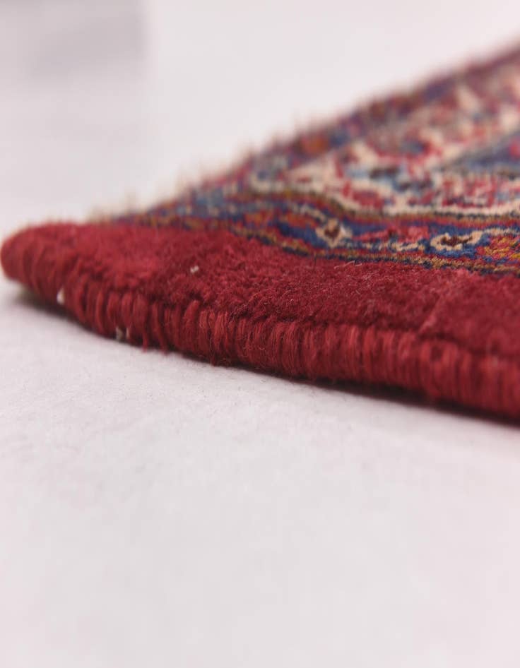 Detail image of  9' 8 x 12' 7  Hand Knotted Mashad Persian Wool Rug