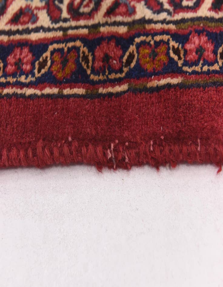 Detail image of  9' 8 x 12' 7  Hand Knotted Mashad Persian Wool Rug