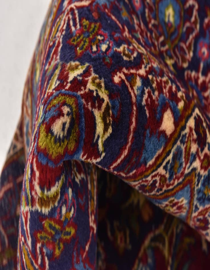 Detail image of  9' 7 x 13'  Hand Knotted Mashad Persian Wool Rug