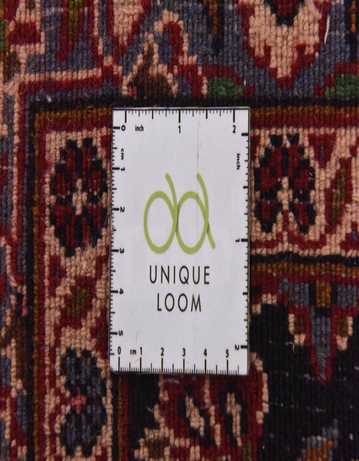 Detail image of  9' 9 x 12' 7  Hand Knotted Mashad Persian Wool Rug