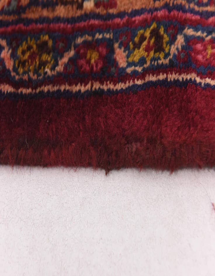 Detail image of  9' 8 x 12' 4  Hand Knotted Mashad Persian Wool Rug