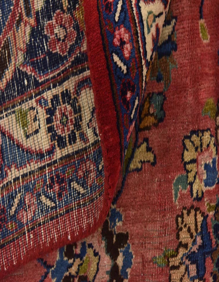 Detail image of  10' x 12' 10  Hand Knotted Mashad Persian Wool Rug