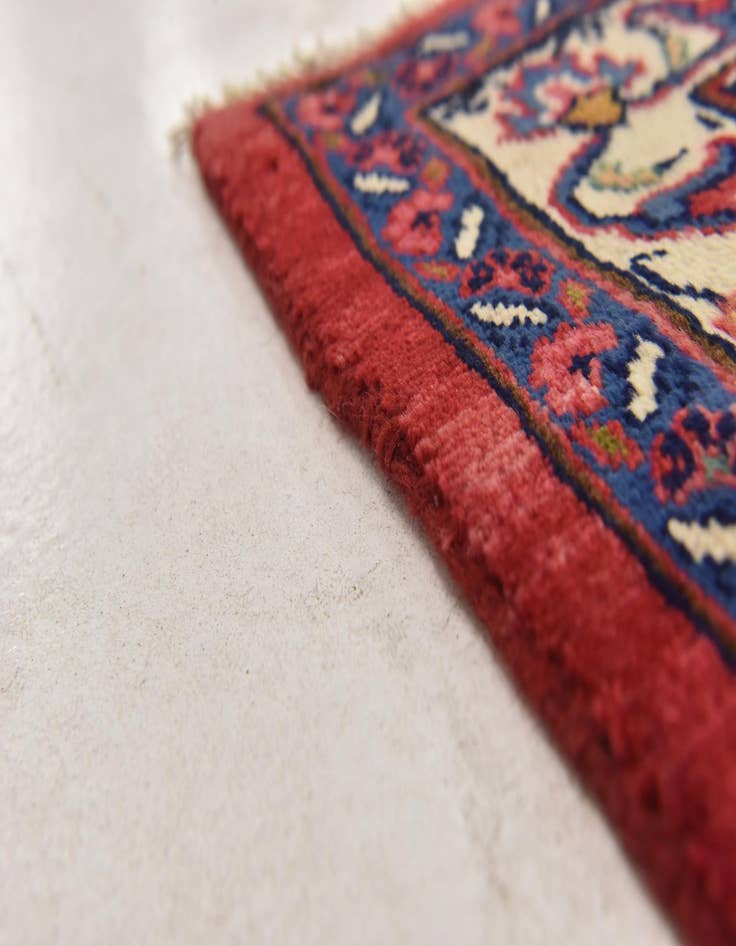 Detail image of  10' x 12' 10  Hand Knotted Mashad Persian Wool Rug