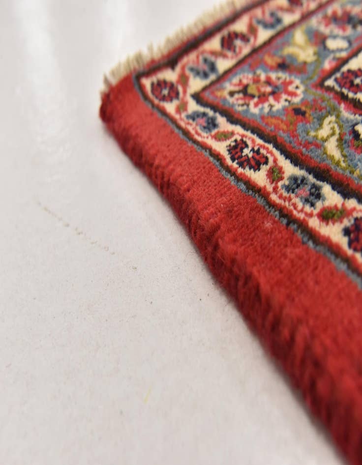 Detail image of  9' 8 x 13'  Hand Knotted Mashad Persian Wool Rug