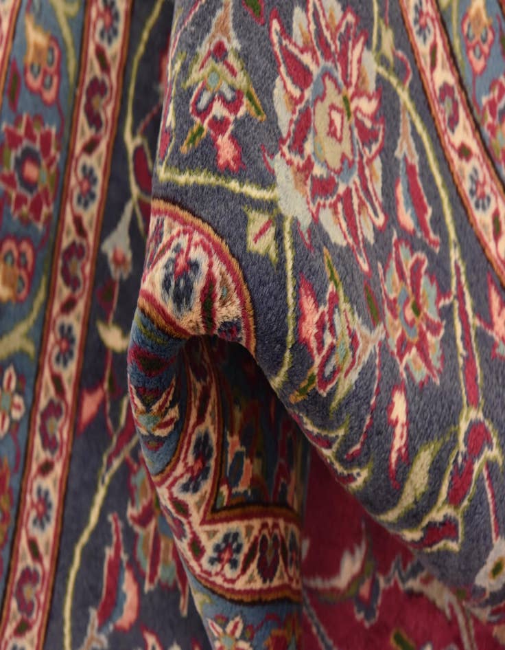 Detail image of  10' x 12' 9  Hand Knotted Mashad Persian Wool Rug