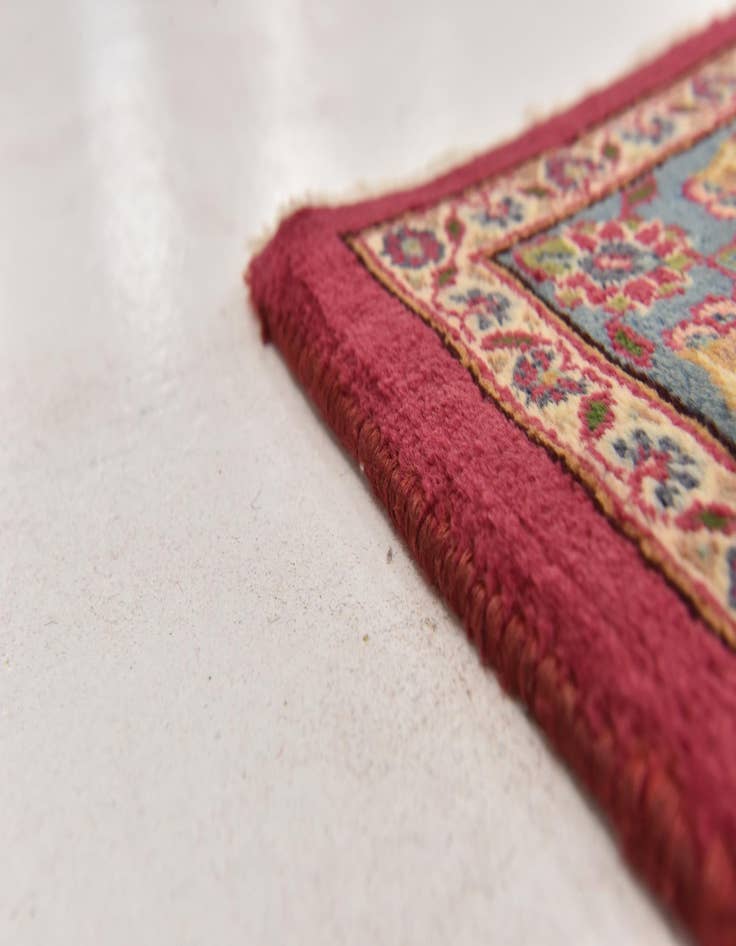 Detail image of  10' x 12' 9  Hand Knotted Mashad Persian Wool Rug