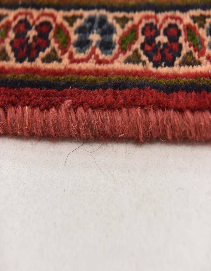 Detail image of  9' 7 x 12' 8  Hand Knotted Mashad Persian Wool Rug