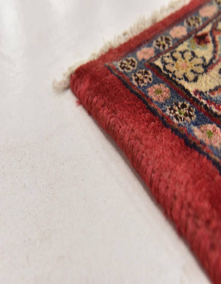 Detail image of  9' 9 x 13' 2  Hand Knotted Mashad Persian Wool Rug