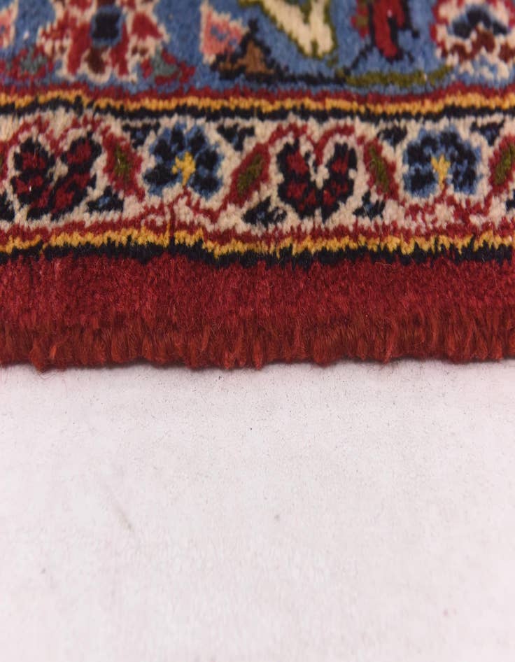 Detail image of  9' 8 x 13' 5  Hand Knotted Mashad Persian Wool Rug