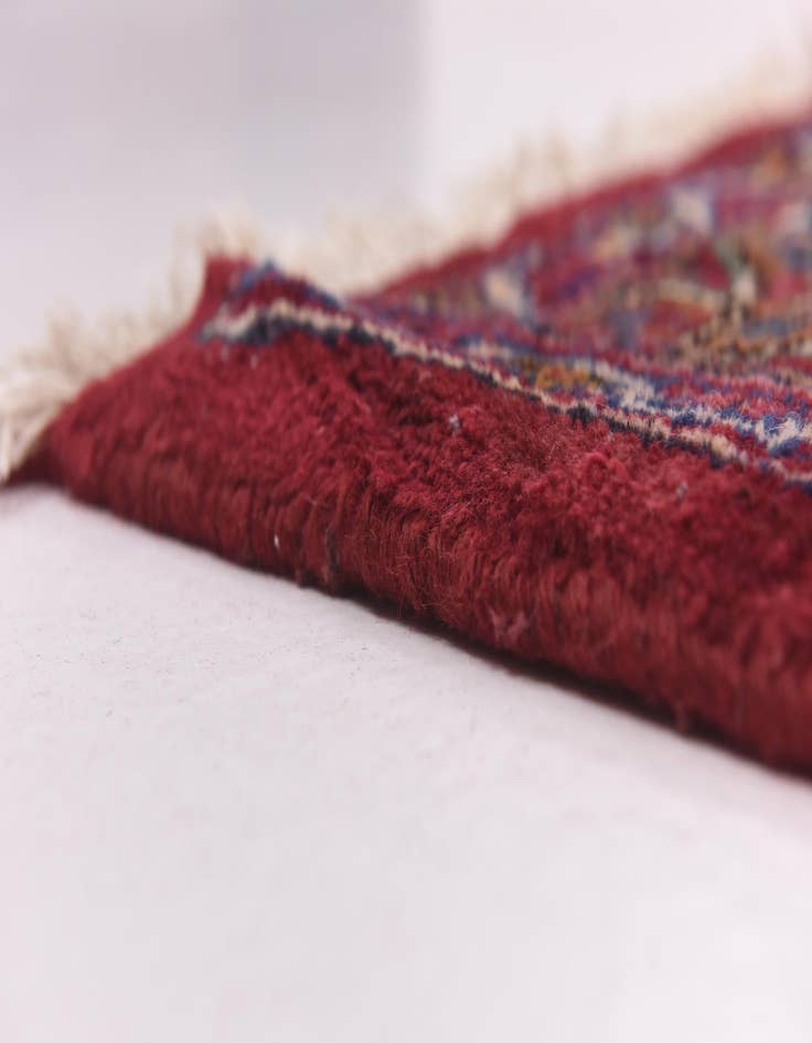 Detail image of  9' 9 x 12' 9  Hand Knotted Mashad Persian Wool Rug