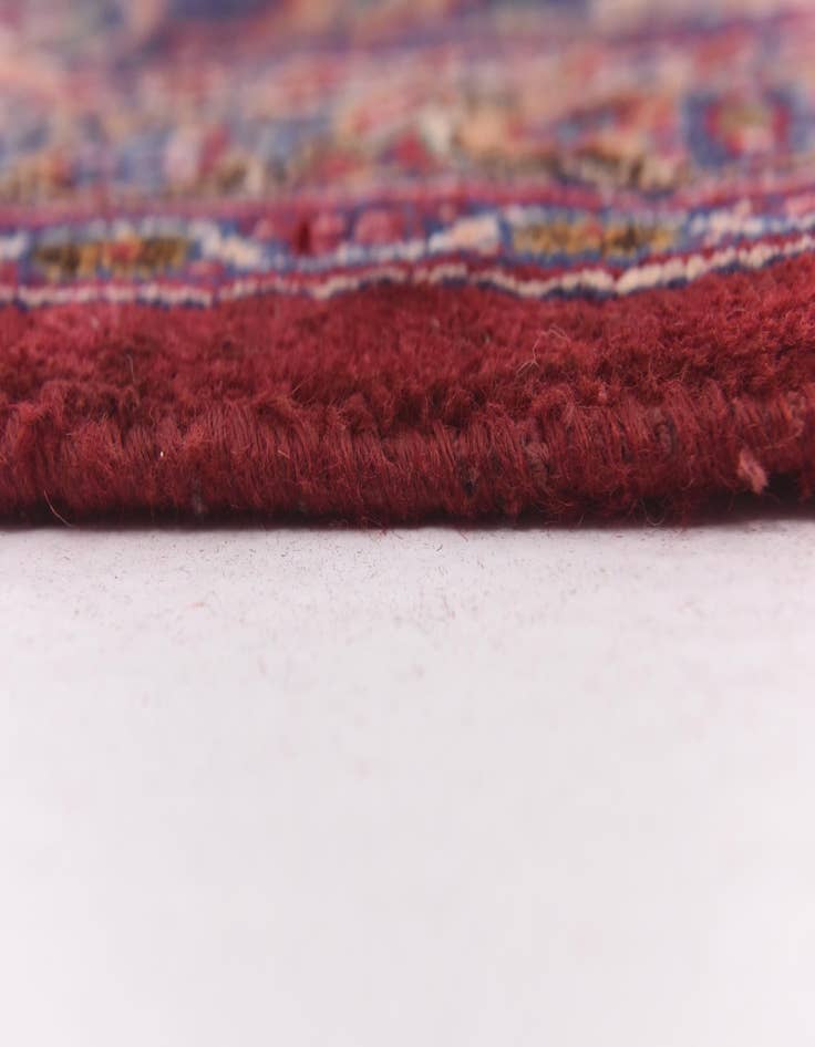 Detail image of  9' 9 x 12' 9  Hand Knotted Mashad Persian Wool Rug