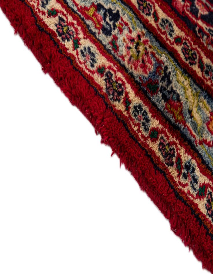 Detail image of 9' 3 x 12' 6 Hand Knotted Mashad Persian Wool Rug