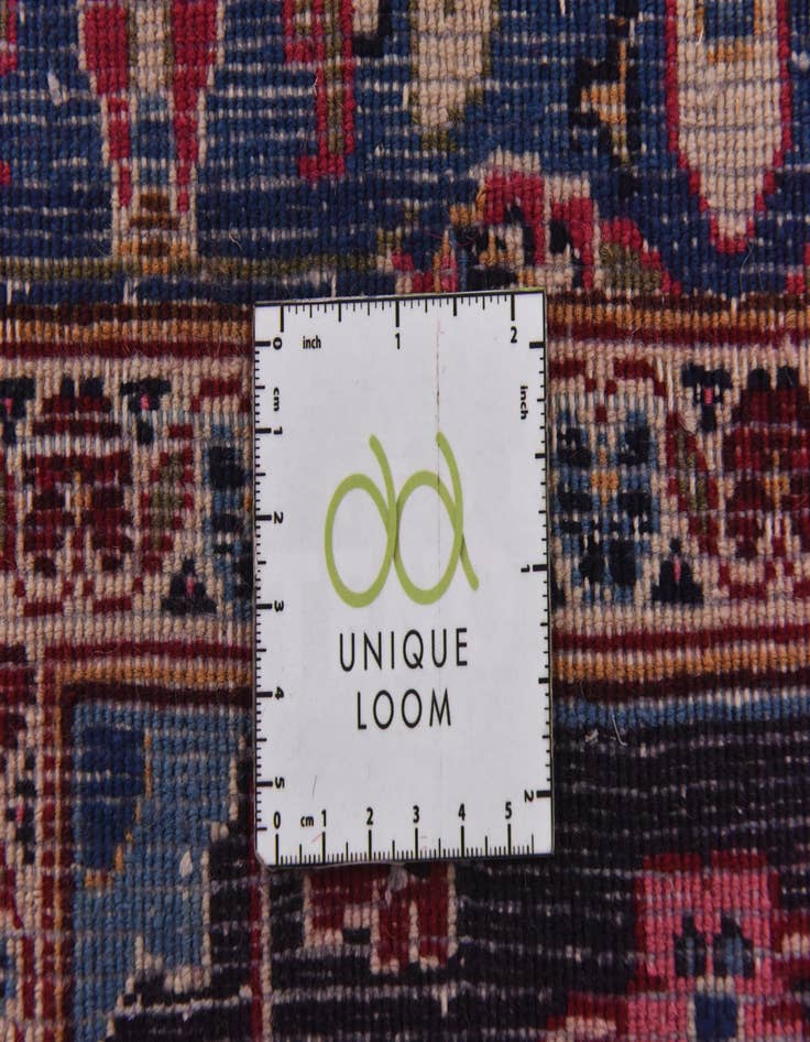 Detail image of  9' 9 x 12' 8  Hand Knotted Mashad Persian Wool Rug