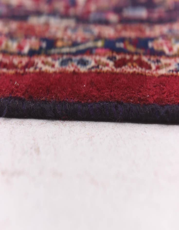 Detail image of  9' 9 x 12' 8  Hand Knotted Mashad Persian Wool Rug