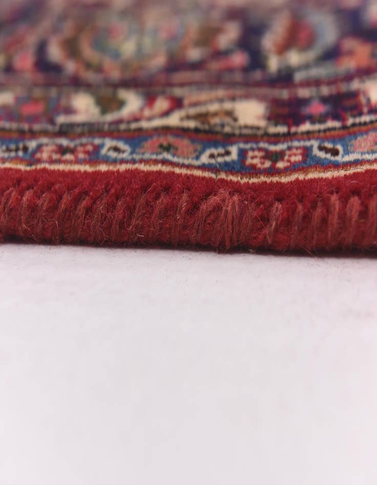 Detail image of  9' 7 x 12' 7  Hand Knotted Mashad Persian Wool Rug