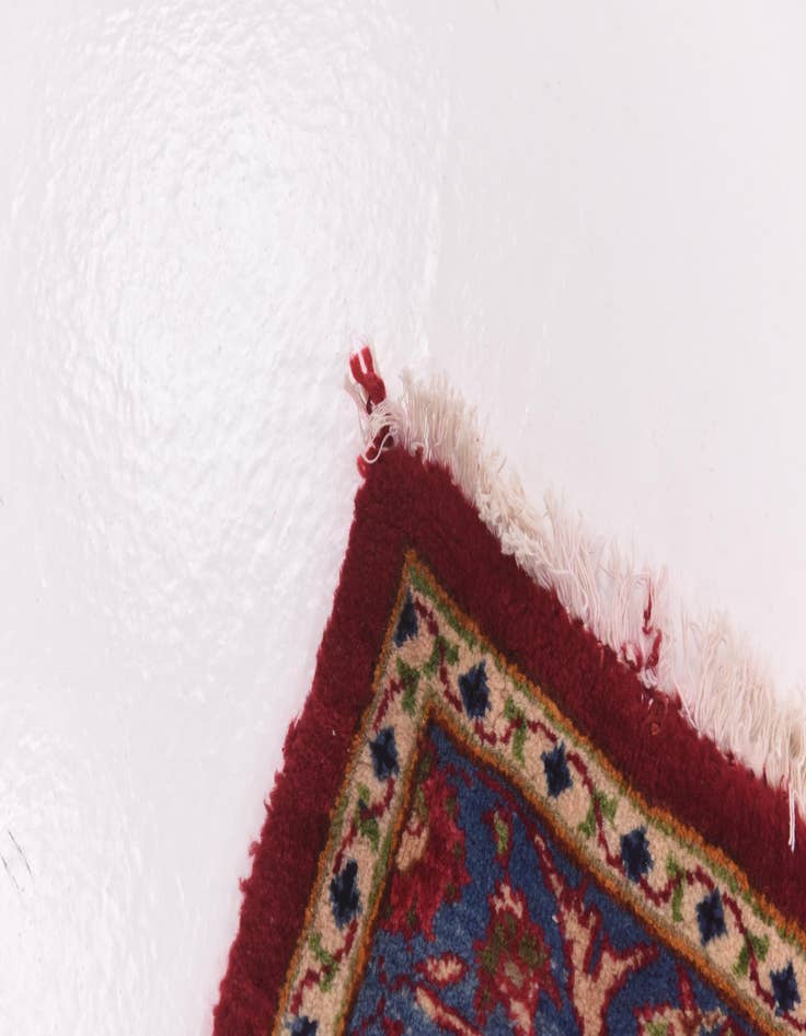 Detail image of  9' 9 x 13' 3  Hand Knotted Mashad Persian Wool Rug