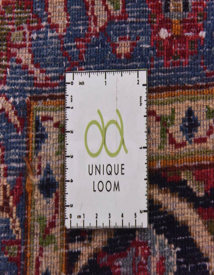 Detail image of  9' 9 x 13' 3  Hand Knotted Mashad Persian Wool Rug