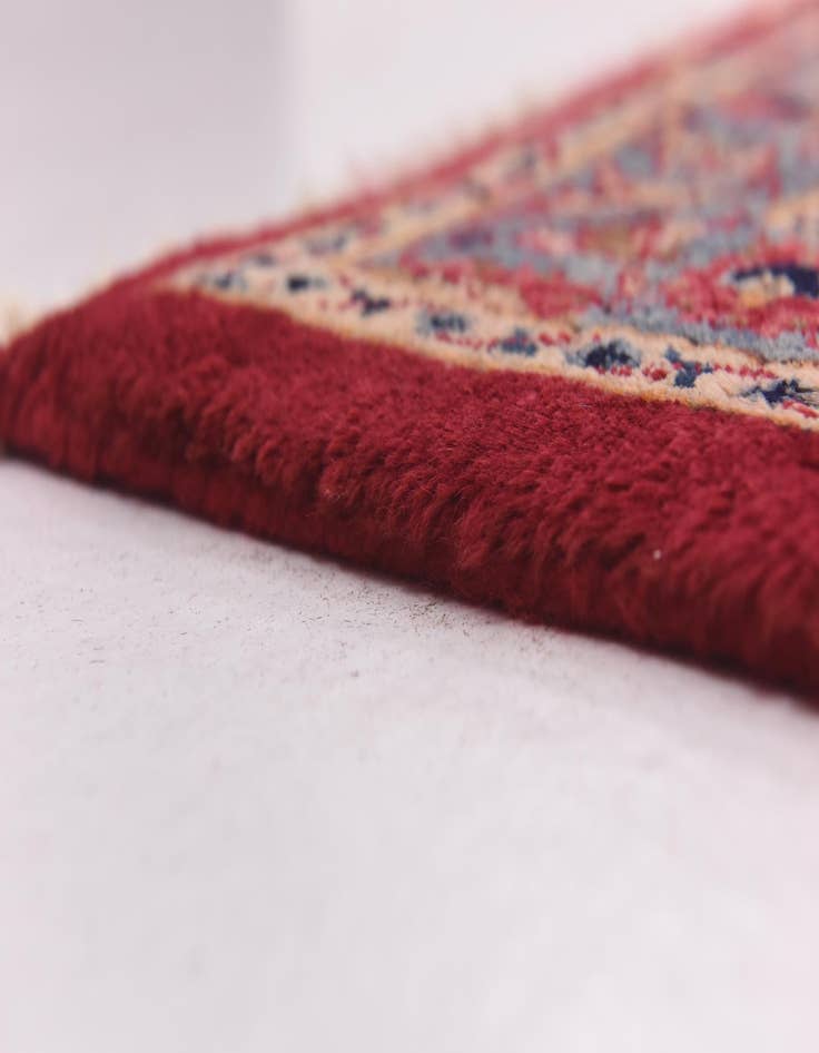 Detail image of  9' 9 x 13' 3  Hand Knotted Mashad Persian Wool Rug