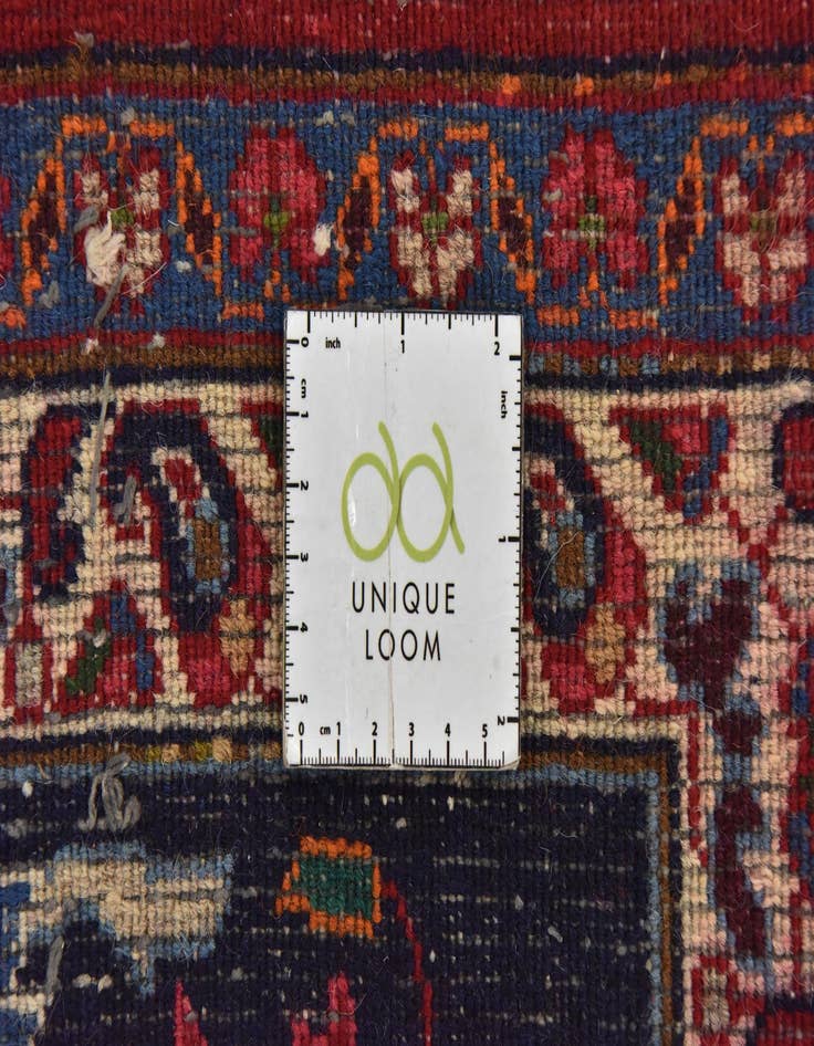 Detail image of  9' 7 x 13'  Hand Knotted Mashad Persian Wool Rug