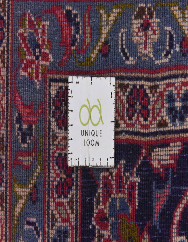 Detail image of  9' 8 x 13'  Hand Knotted Mashad Persian Wool Rug