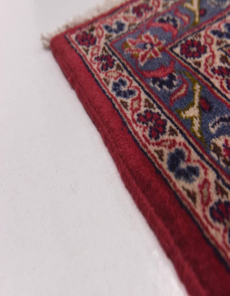 Detail image of  9' 8 x 13'  Hand Knotted Mashad Persian Wool Rug