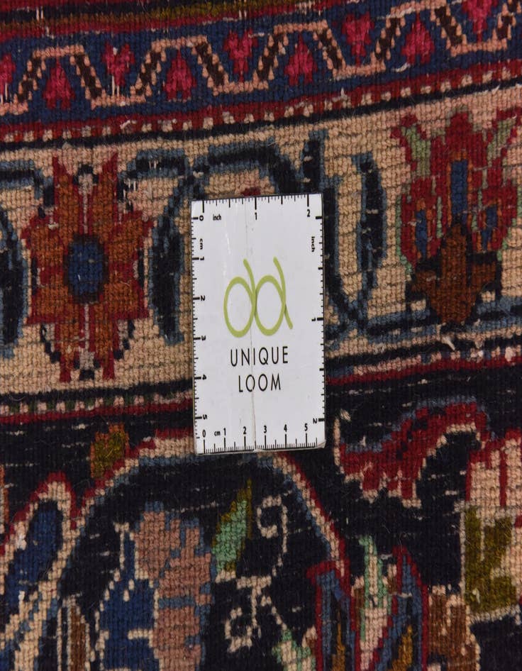 Detail image of  9' 7 x 12' 8  Hand Knotted Mashad Persian Wool Rug