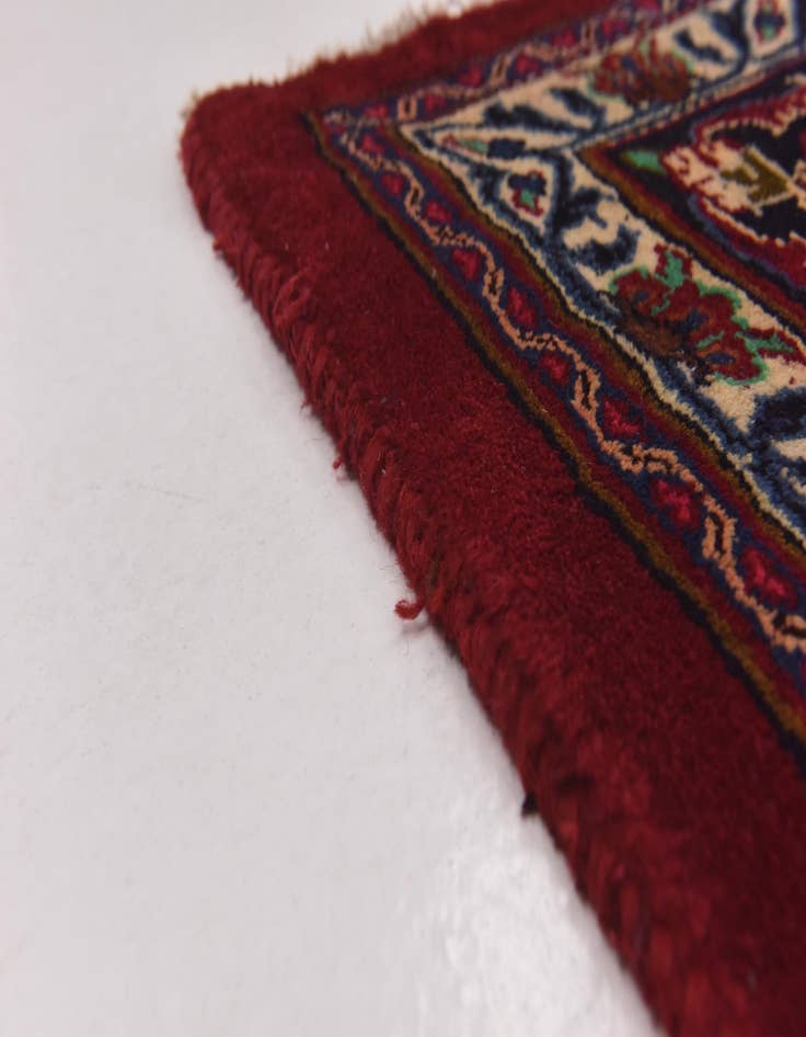 Detail image of  9' 7 x 12' 8  Hand Knotted Mashad Persian Wool Rug