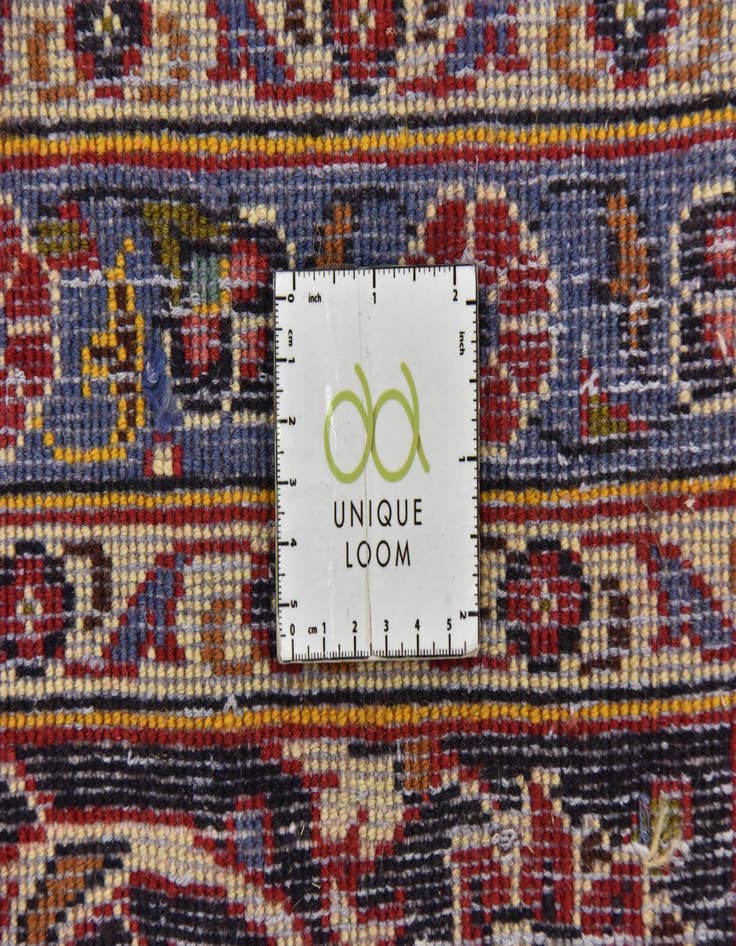 Detail image of  9' 6 x 13' 6  Hand Knotted Mashad Persian Wool Rug